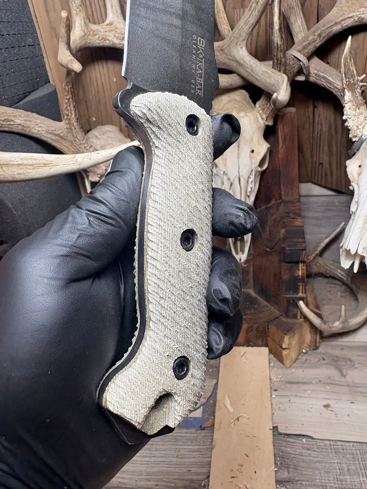 KA-BAR Becker BK2, BK9, Etc. Micarta Handles