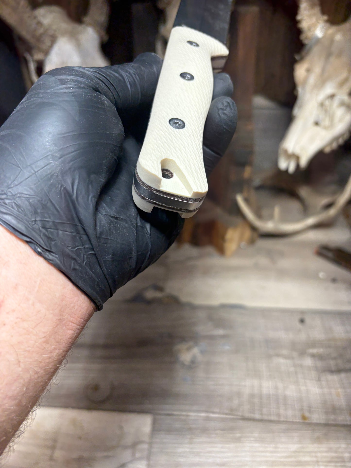 Reiff Knives F6 Canvas Micarta Handles