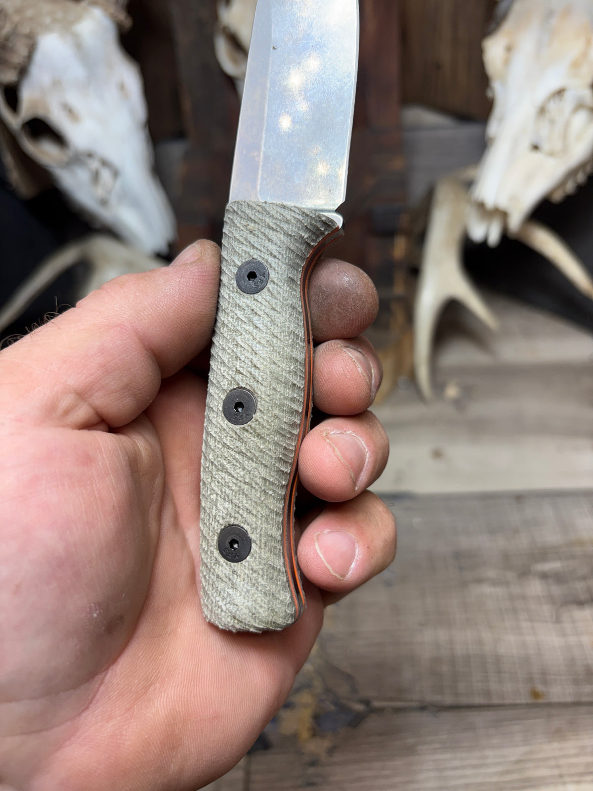 White River Knives Ursus Cub Canvas Micarta Handles