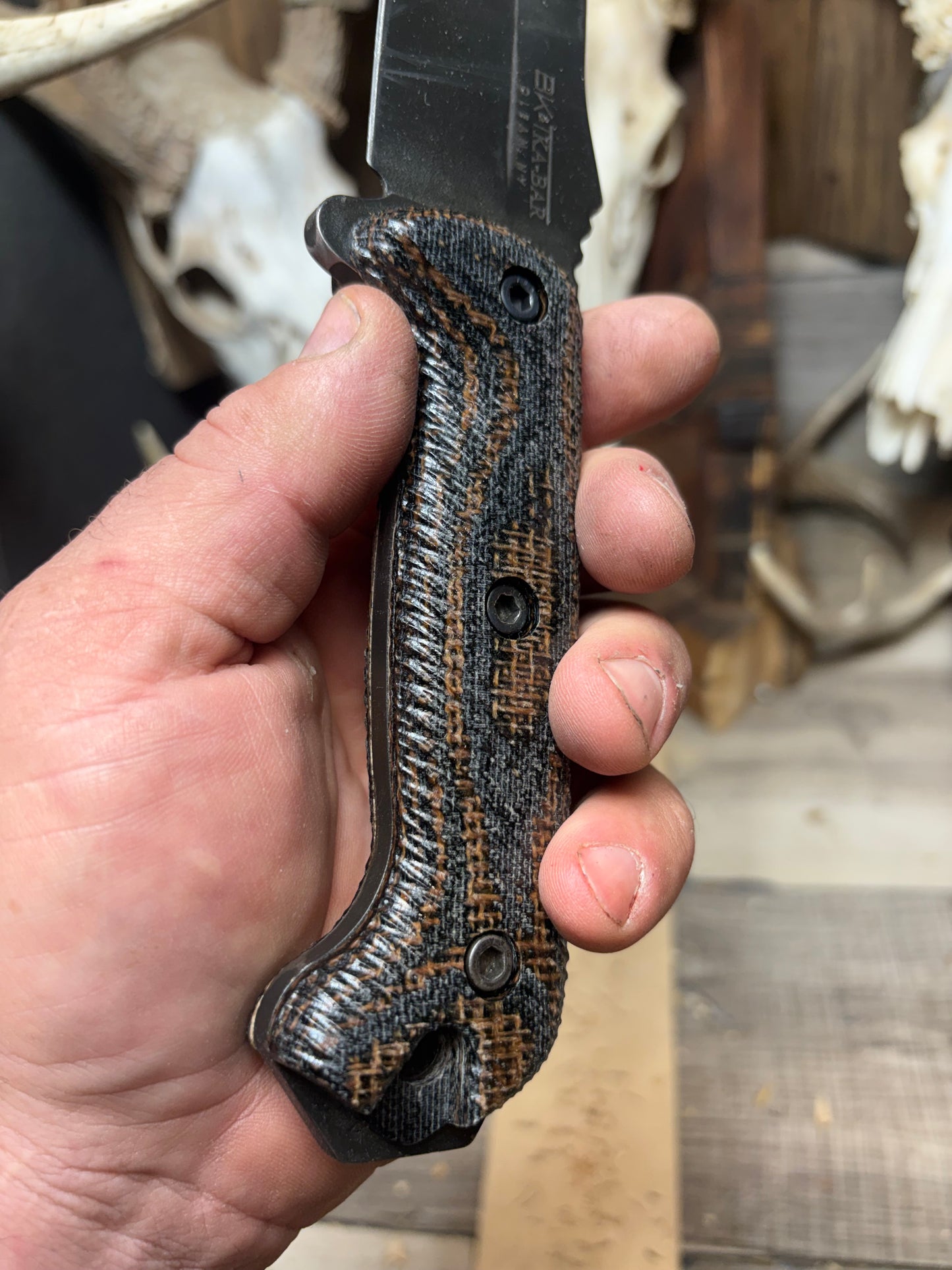 KA-BAR Becker BK2, BK9, Etc. Micarta Handles