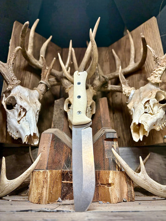 Reiff Knives F6 Canvas Micarta Handles