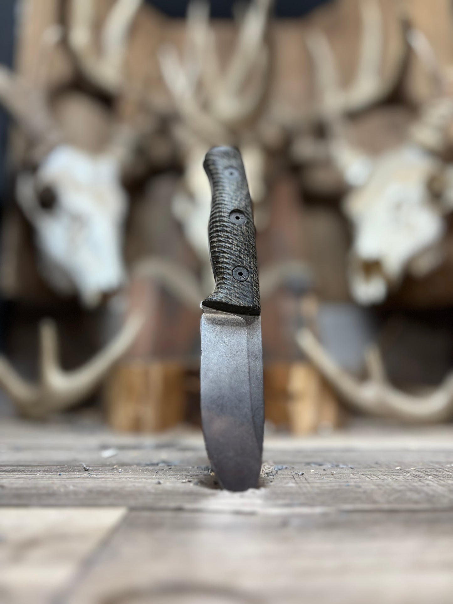 White River Knives Ursus Cub Burlap Micarta Handles