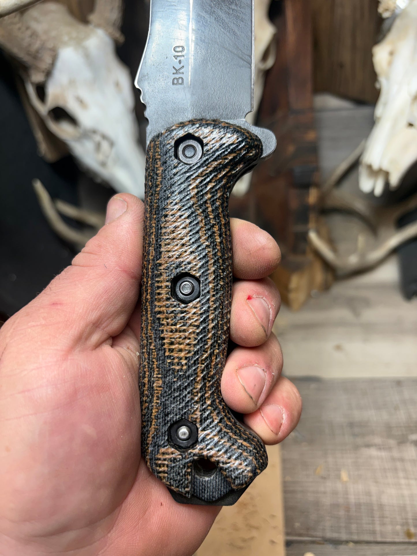 KA-BAR Becker BK2, BK9, Etc. Micarta Handles