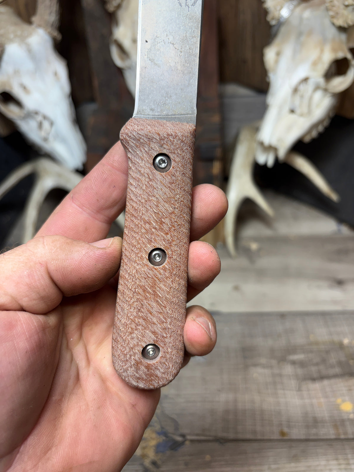 KA-BAR Becker Kephart BK62 Micarta Handles