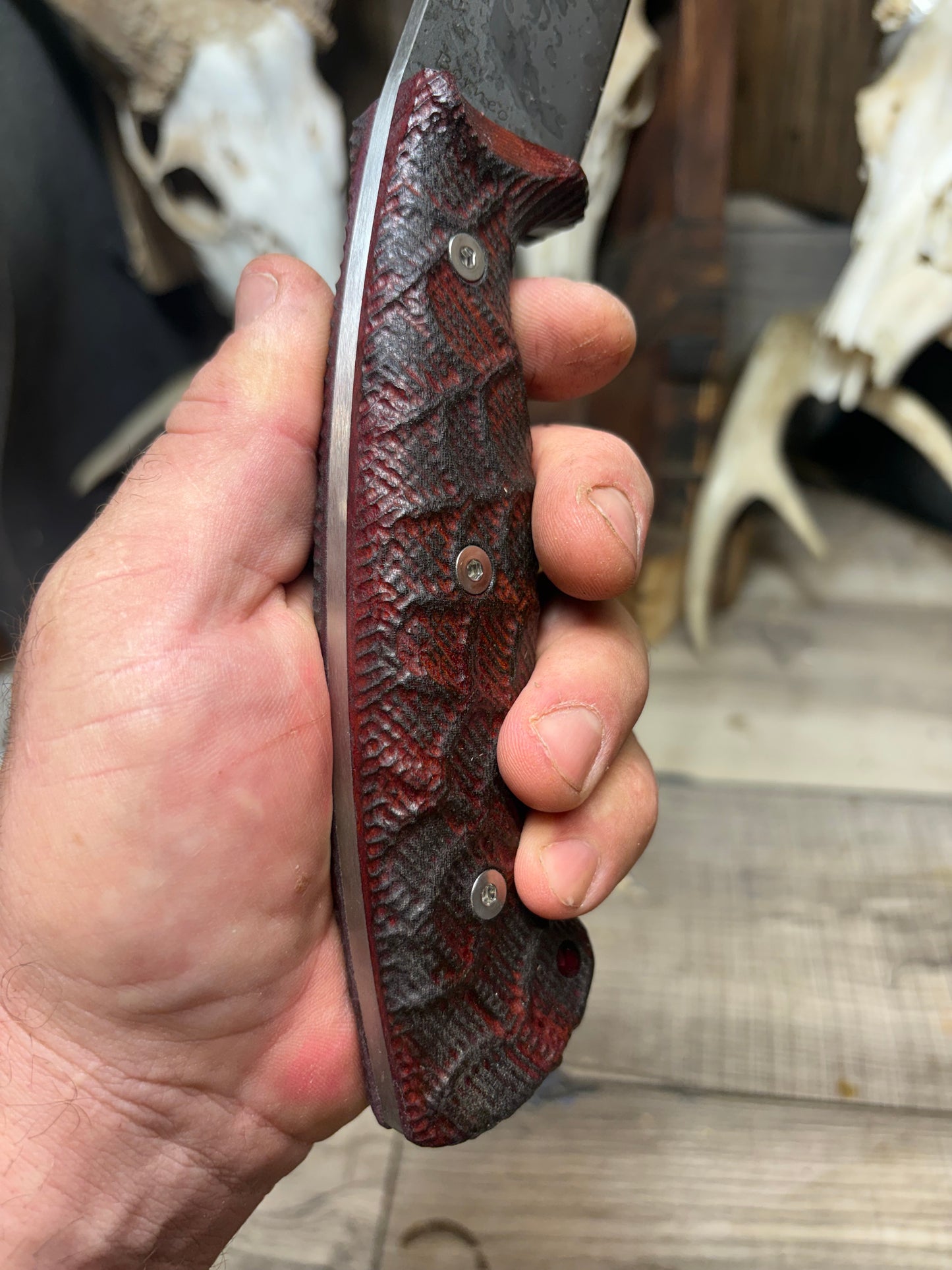 Work Tuff Gear Atayal XL, Mizeram, Black Dog, and Borneo Handles