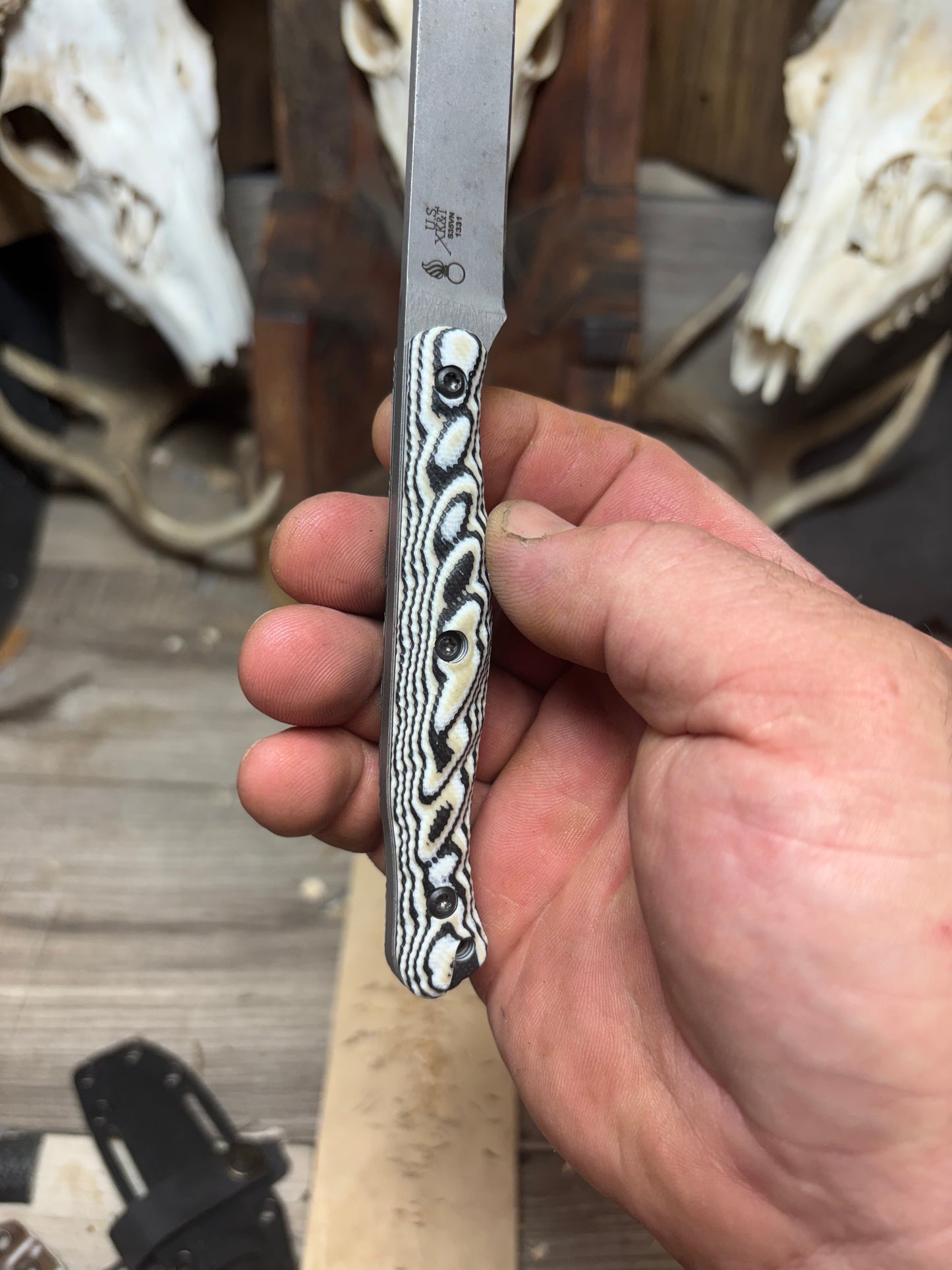 XK&T Jackalope/ White River Knife Exodus 4- G10 Handles (Knife NOT Included)