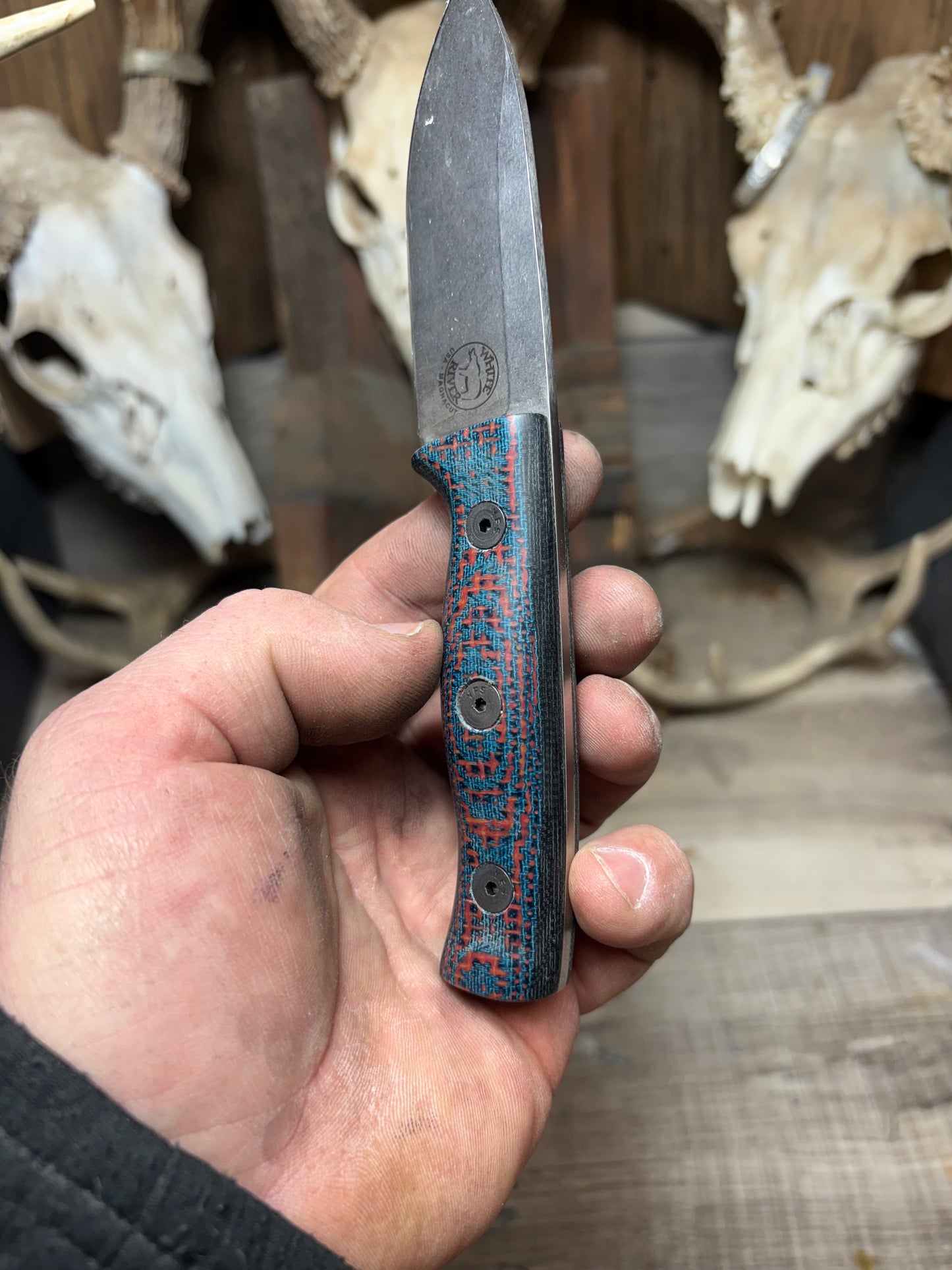 White River Knives Ursus Cub Canvas Micarta Handles