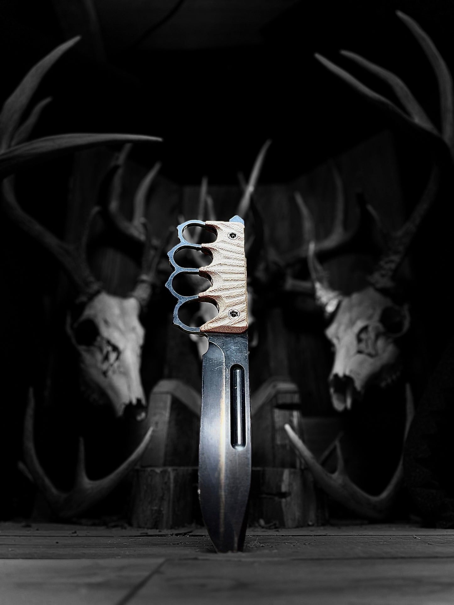 1881 Knife Works Trench Knife Micarta Handles