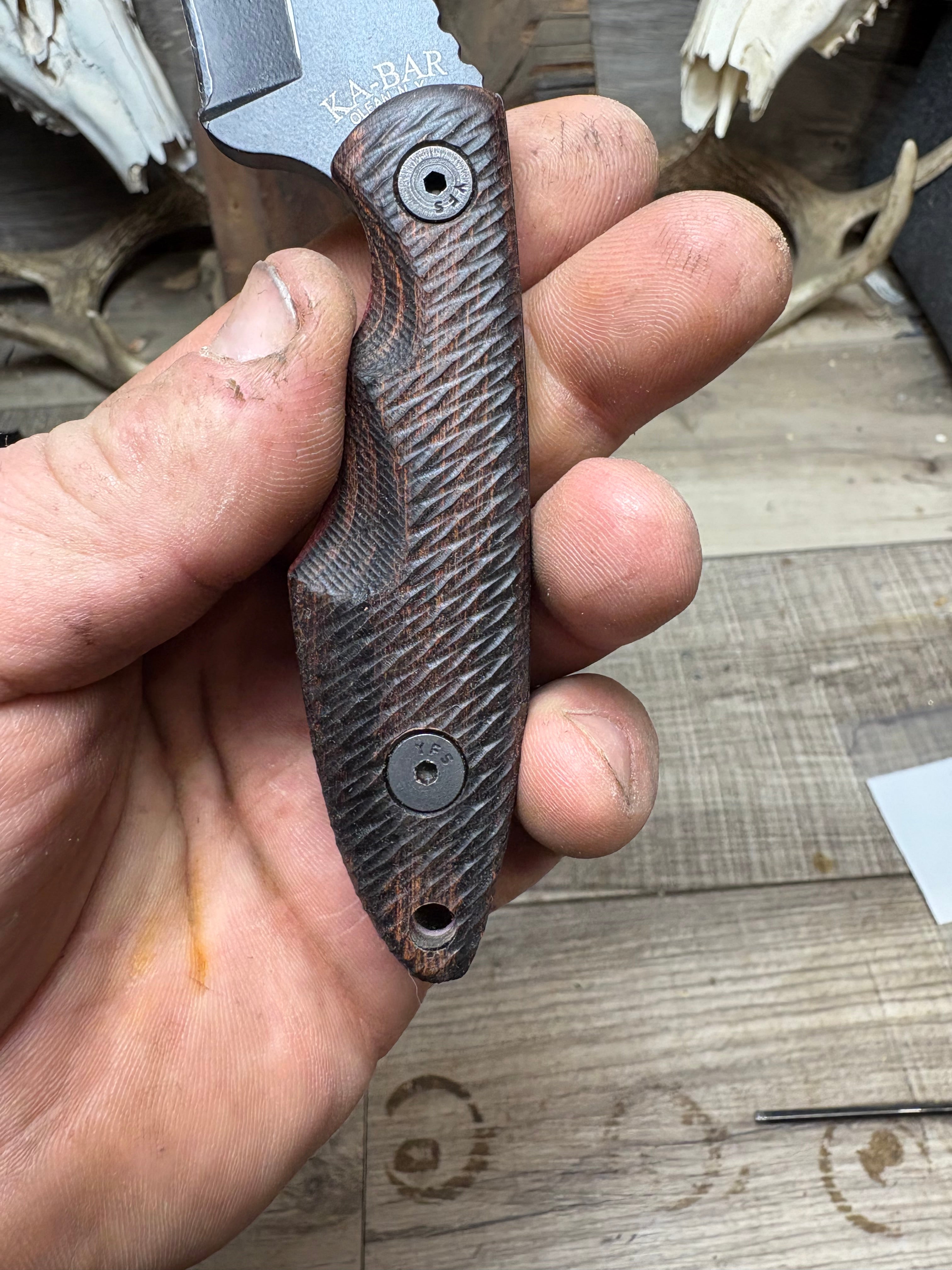 KA-BAR TDI Hellfire Handles – Carroll's Custom Knife Scales