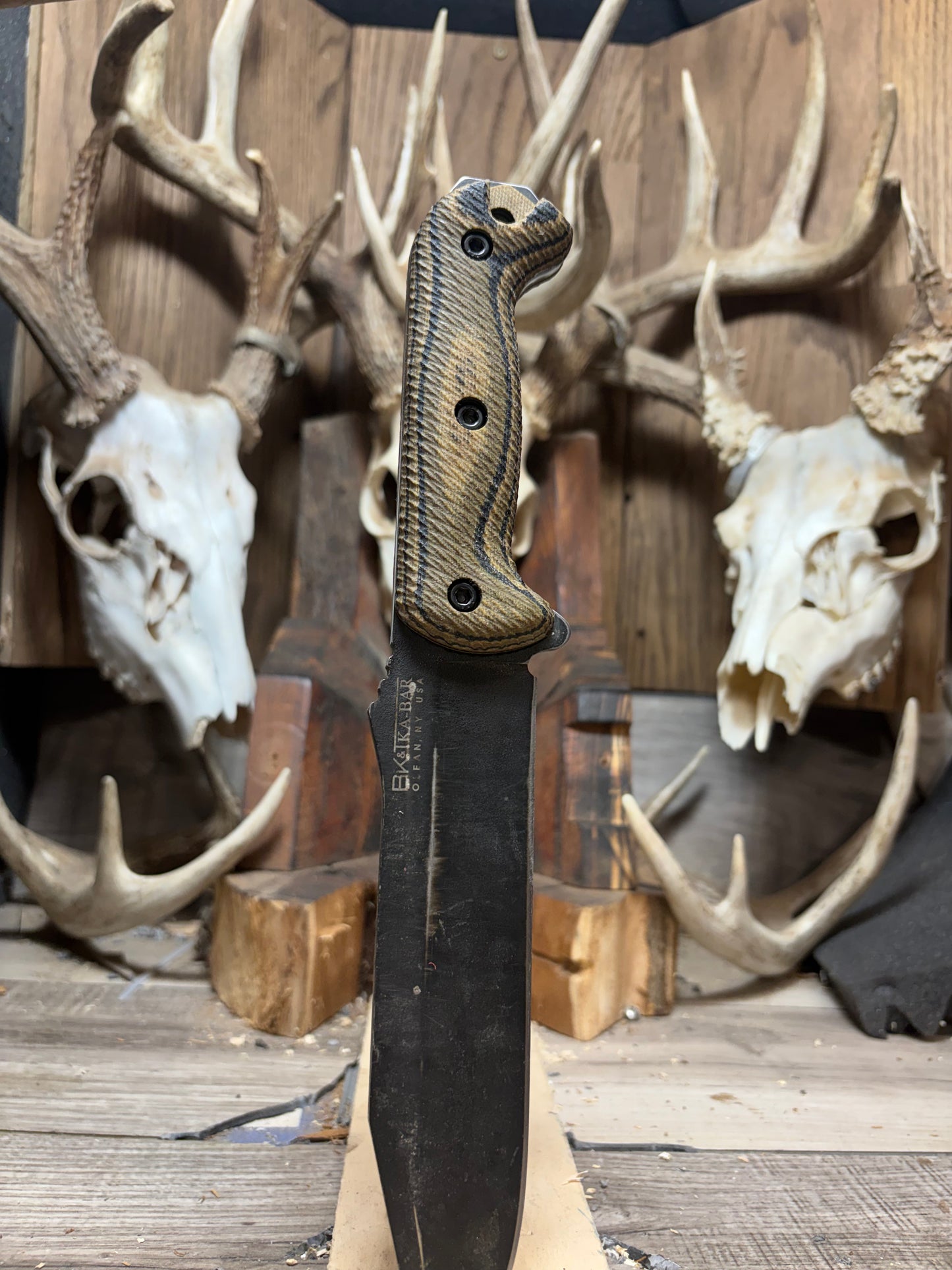 KA-BAR Becker BK2, BK9, Etc. Micarta Handles