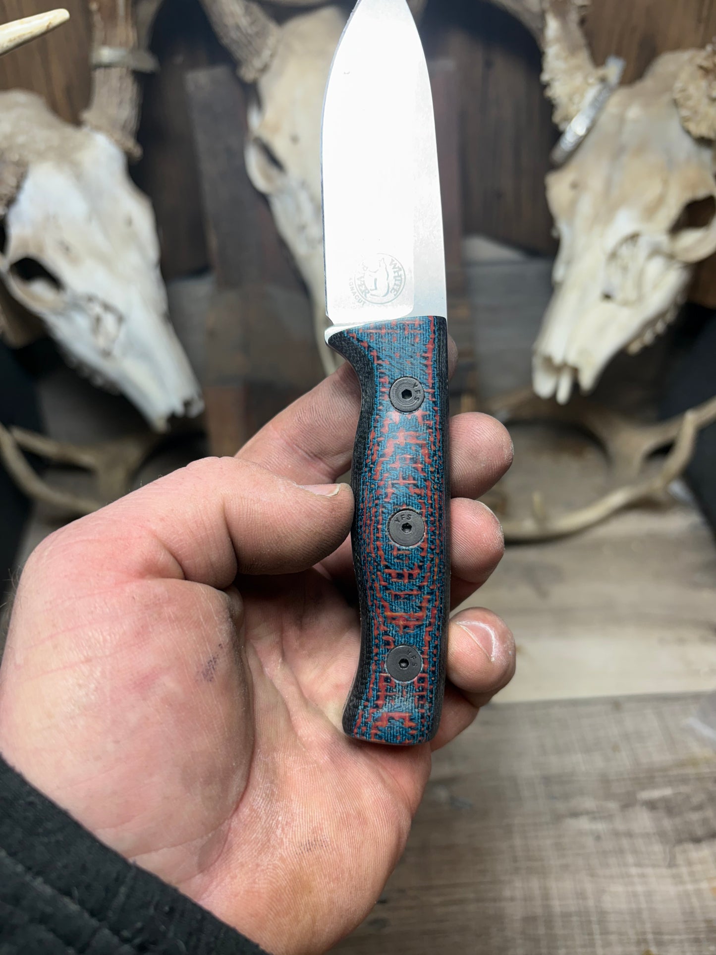 White River Knives Ursus Cub Canvas Micarta Handles
