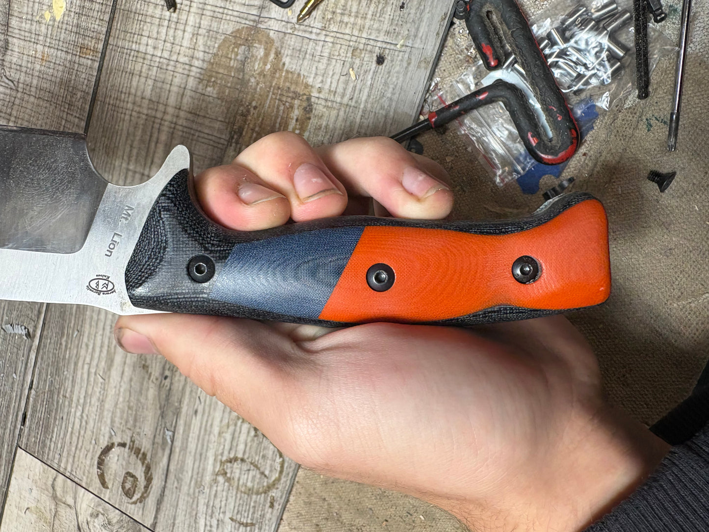 WTG Wolverine / Mountain Lion  Micarta Handles