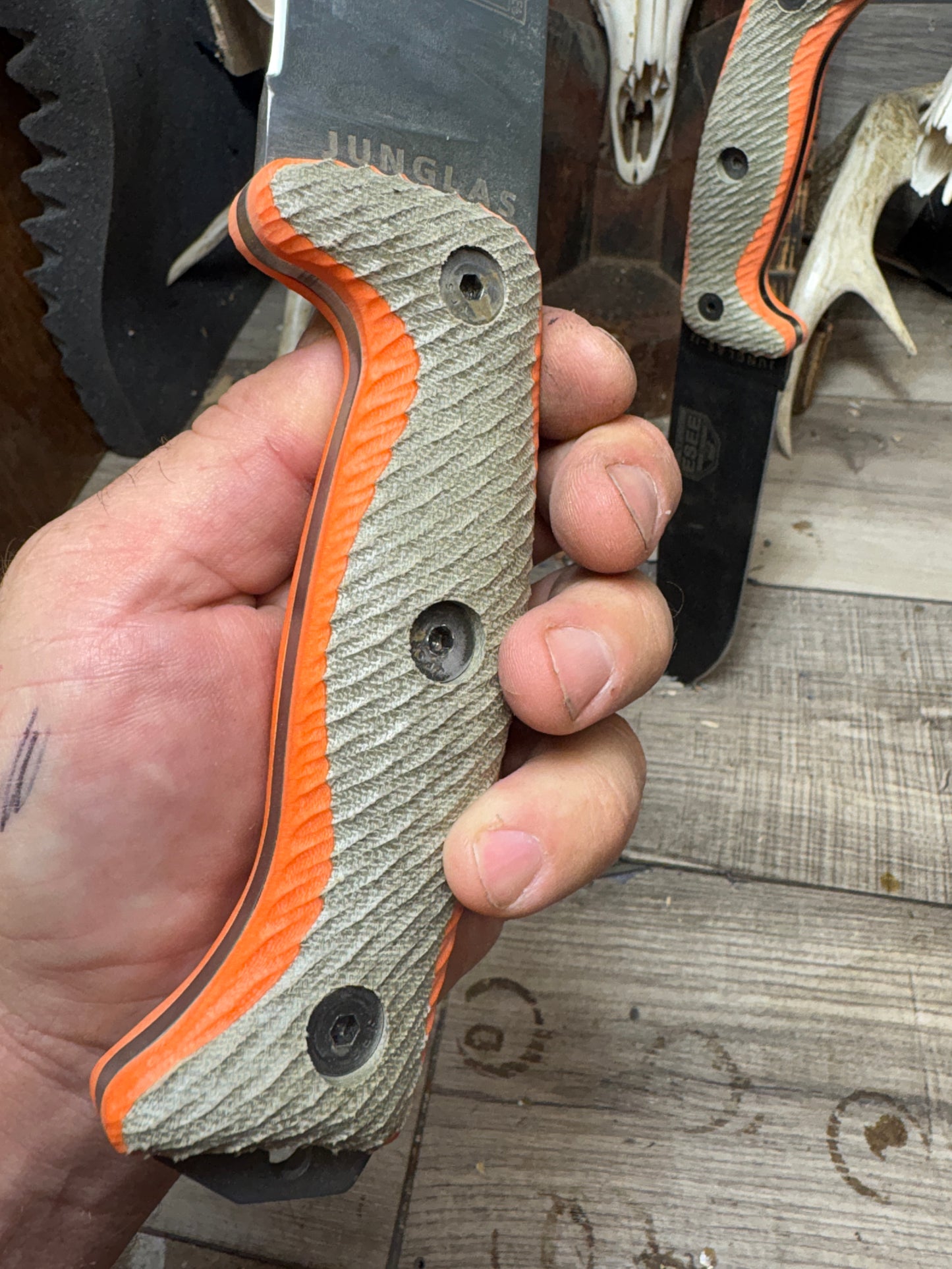 Esee Junglas I/II & Cleaver CL1 Canvas Micarta Handles