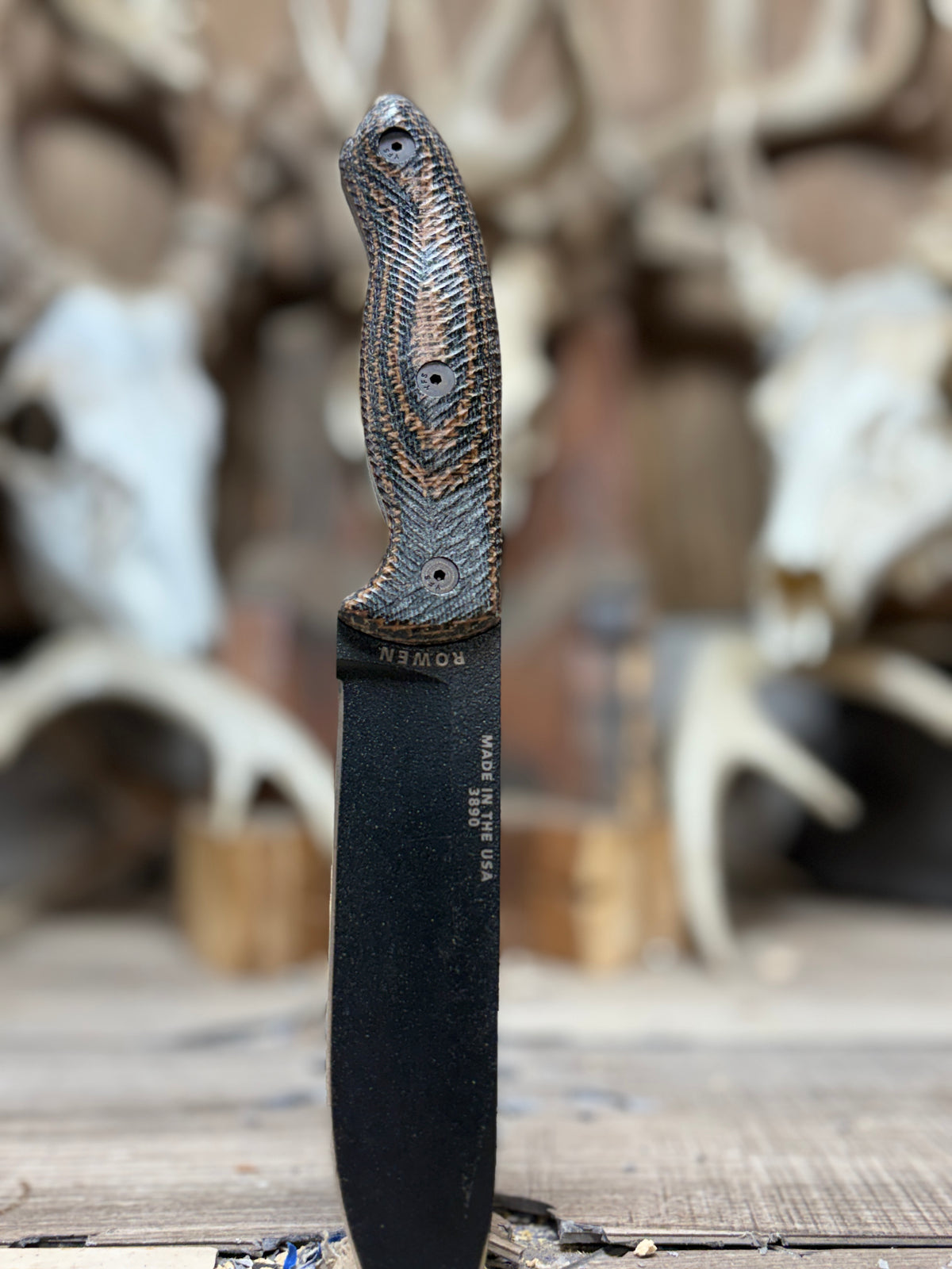 Esee CM6 Canvas/Burlap Micarta Handles