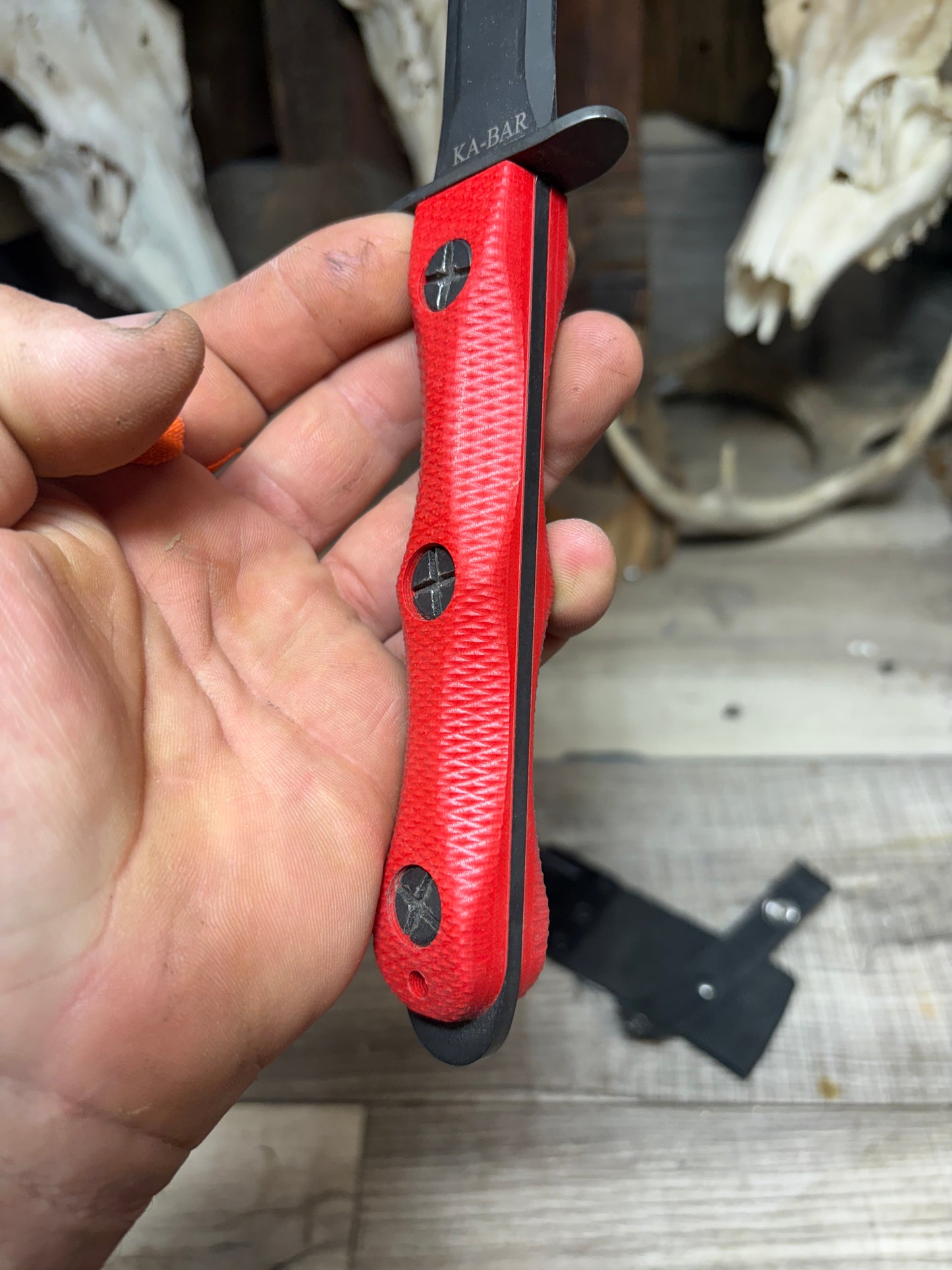 KA-BAR EK-44 EK Commando 4 & 5 *BLEMISHED* G10 Handles