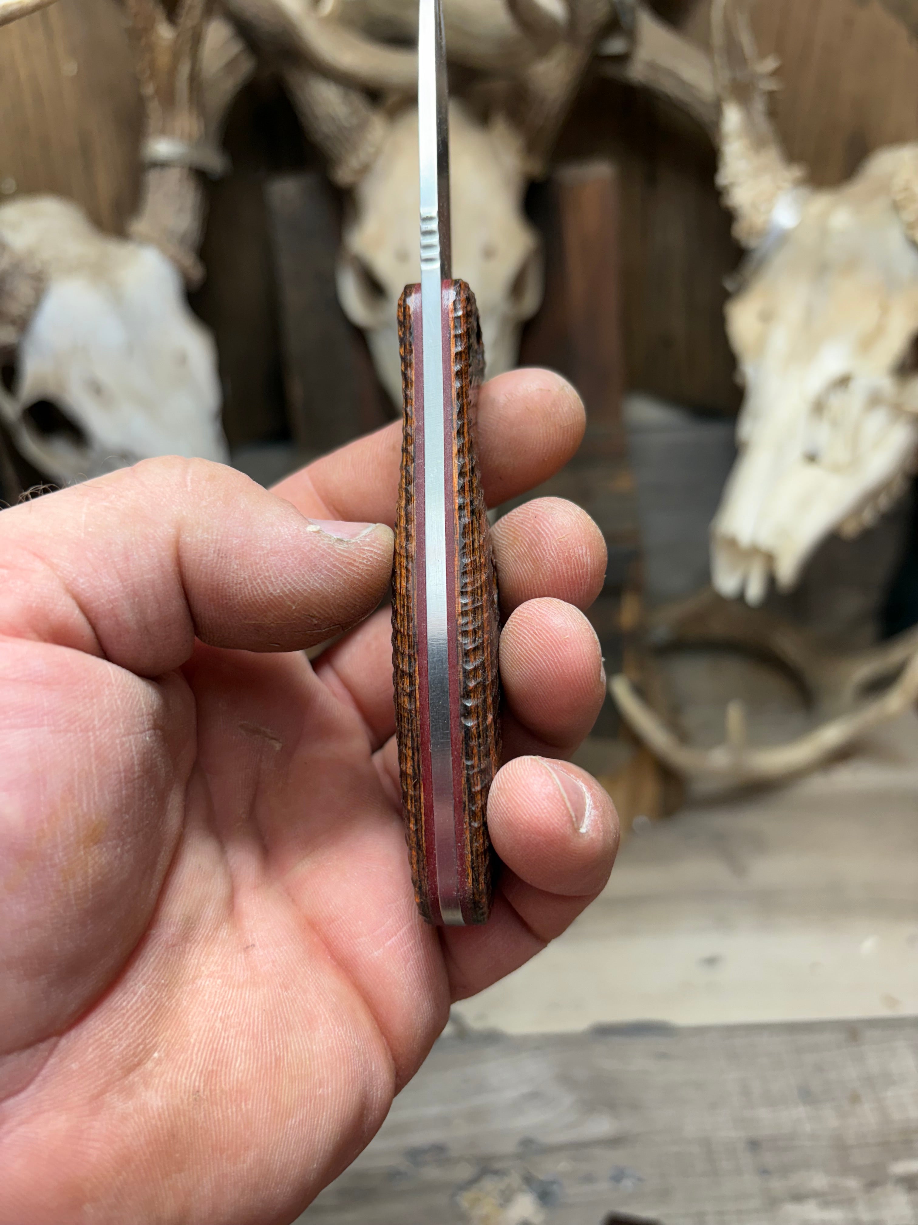 Esee Xancudo Dymalux Handles – Carroll's Custom Knife Scales