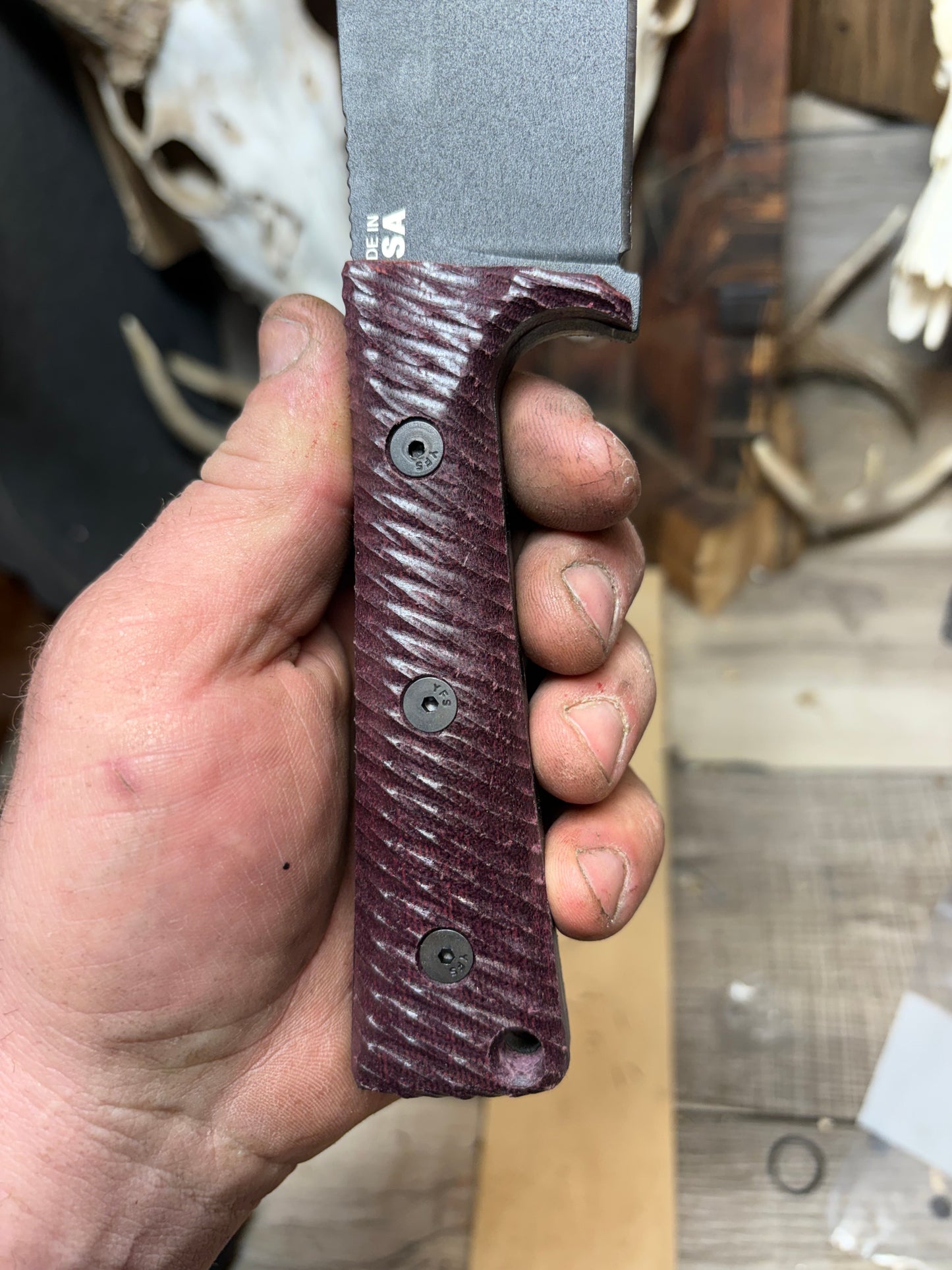 Tops Knives War Bowie V2 Handles