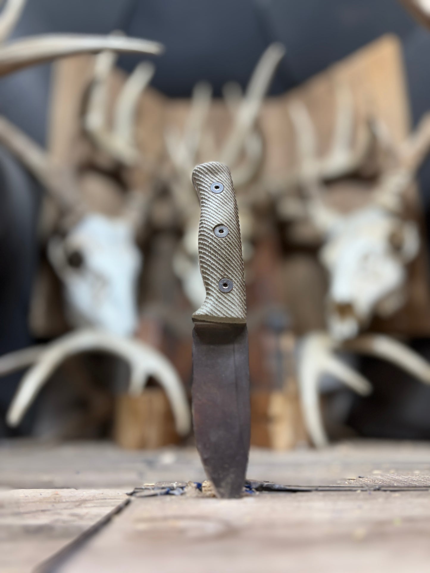 White River Knives Ursus Cub Canvas Micarta Handles