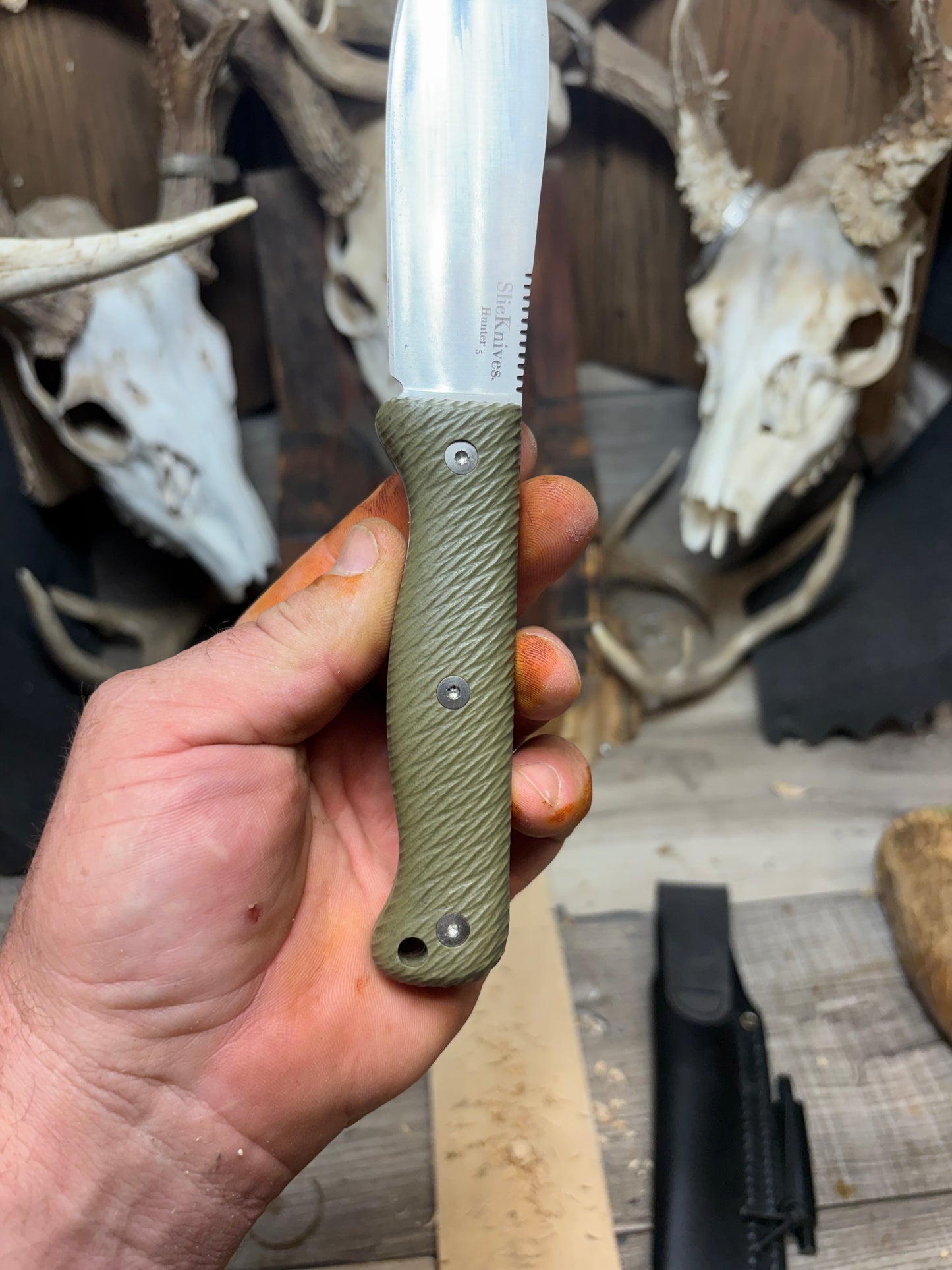 SlicKnives Kepper 5, Hunter 5 or Clip Point 4.5 G10 Handles