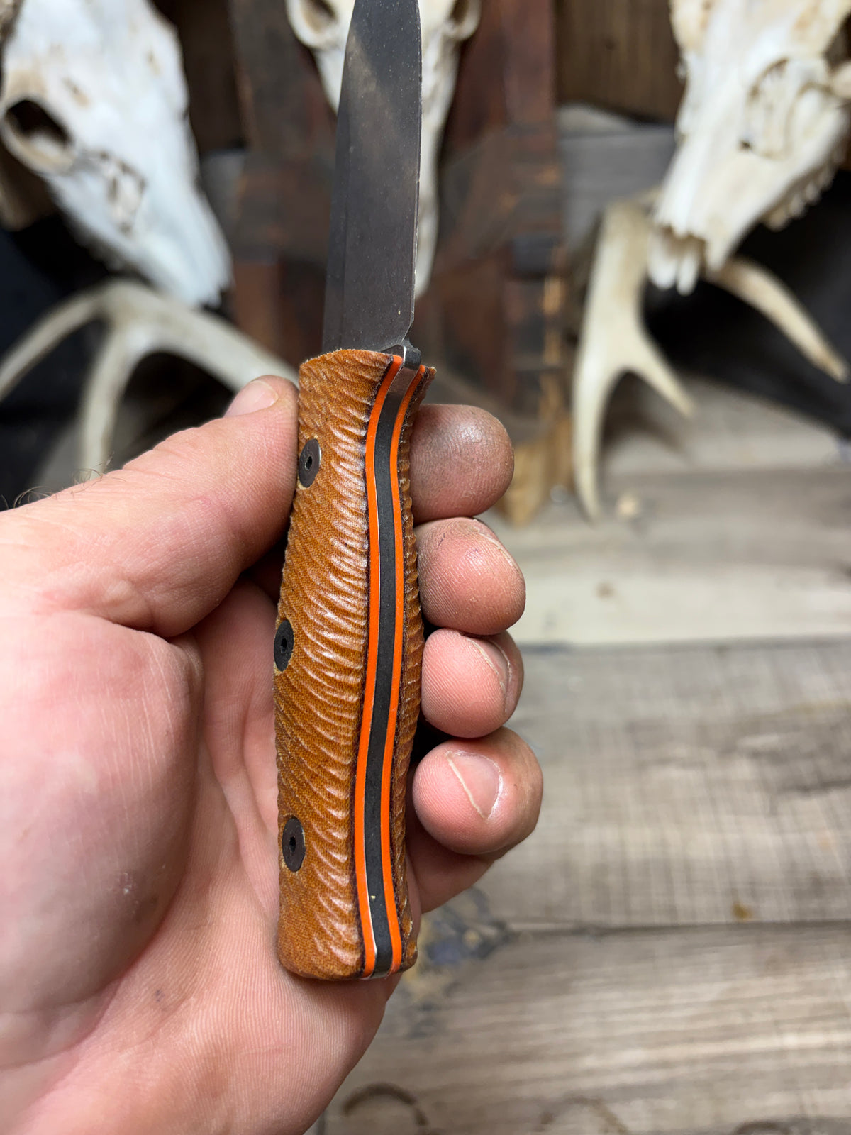 White River Knives Ursus Cub Canvas Micarta Handles