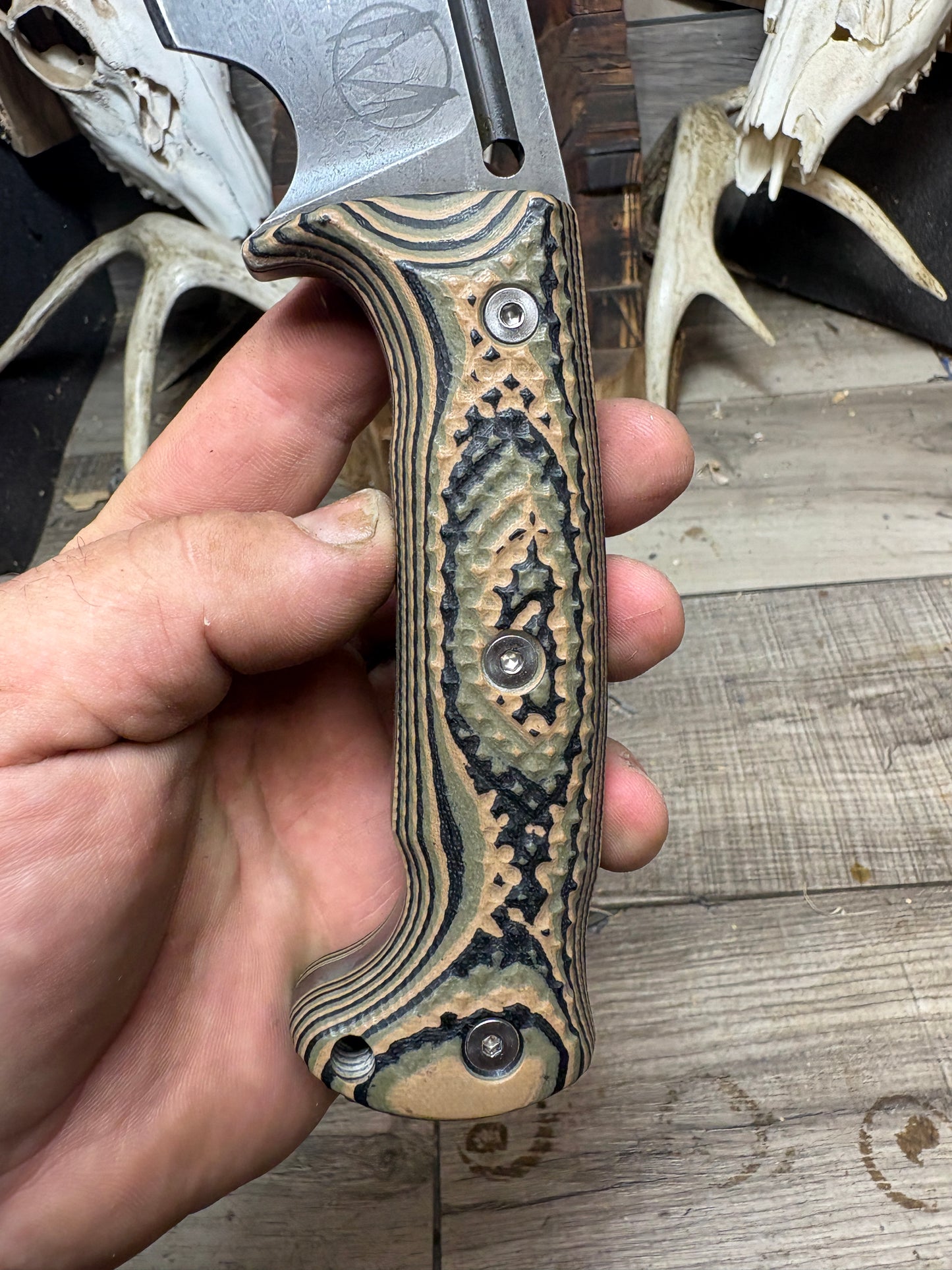 WTG Nomad Field Knife, Proper Chopper or Camp 9 NC.
 (Minor Blemish)