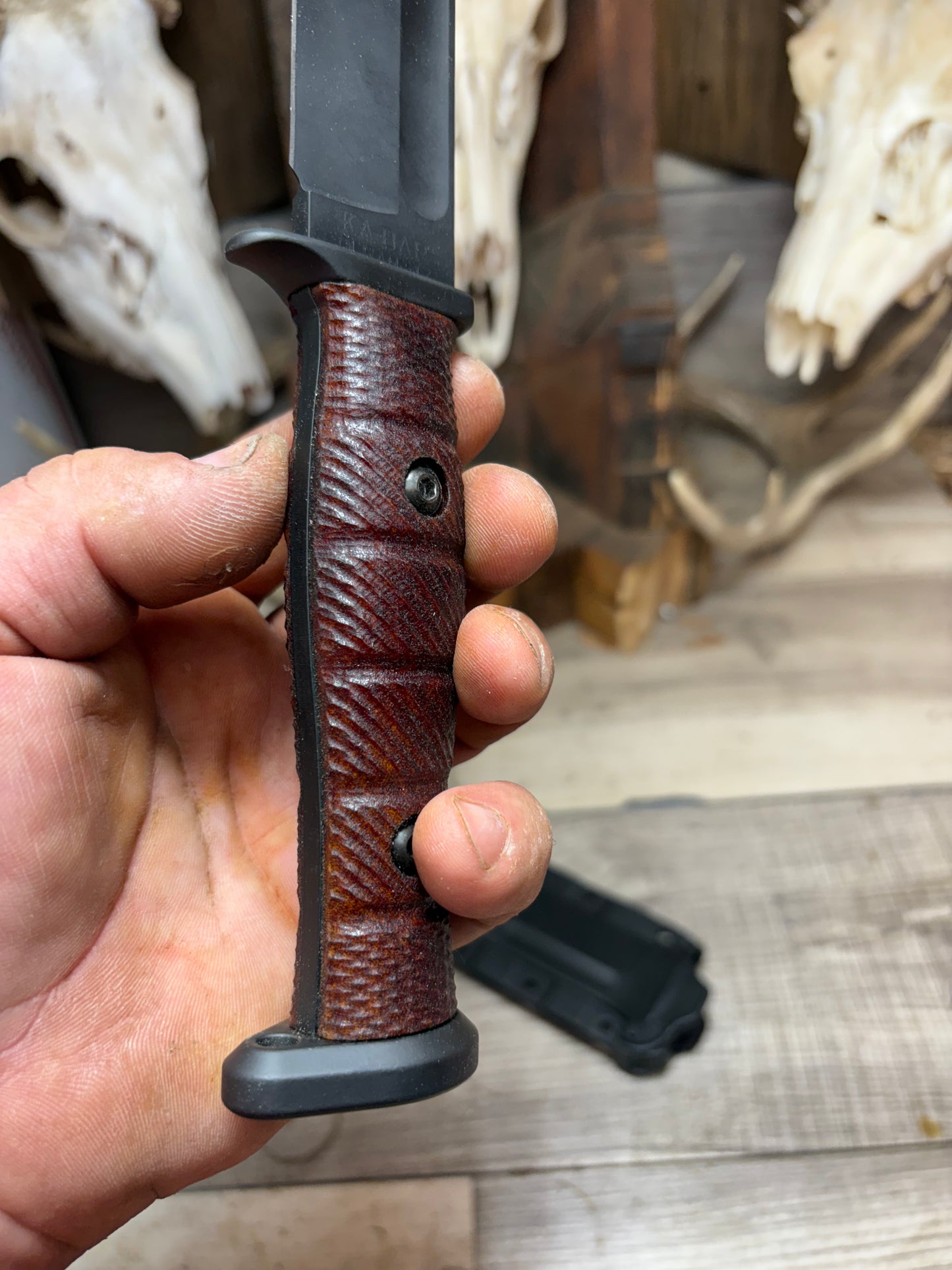 KA-BAR SLABBY Handles!