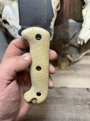 KA-BAR Becker BK2, BK9, Etc. Canvas Micarta Handles - Carroll’s Custom Knife Scales