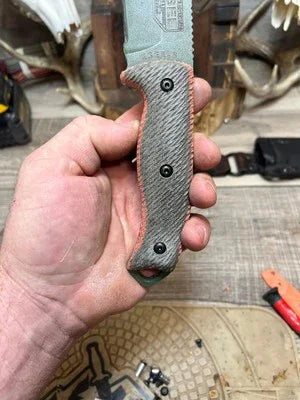 Esee 5 / Esee 6 Canvas Micarta Handles - Carroll’s Custom Knife Scales