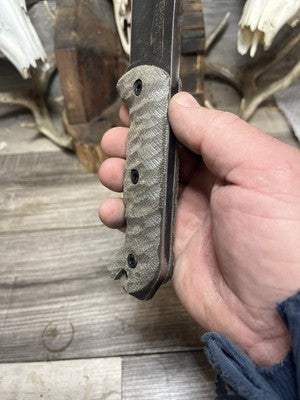 KA-BAR Becker BK2, BK9, Etc. Canvas Micarta Handles - Carroll’s Custom Knife Scales