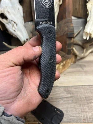 Esee CM6 Canvas Micarta Handles - Carroll’s Custom Knife Scales