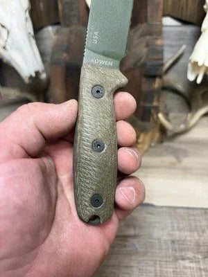 Esee 3 / Esee 4 Canvas Micarta Handles - Carroll’s Custom Knife Scales