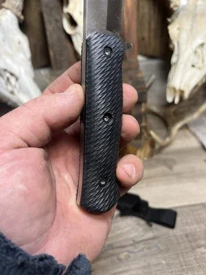Fallkniven S1X Canvas Micarta Handles - Carroll’s Custom Knife Scales