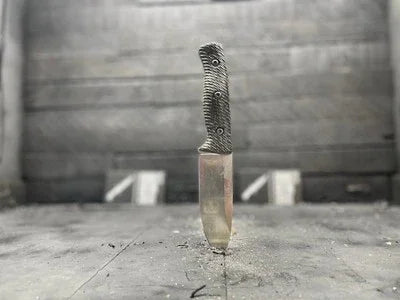 White River Knives Ursus Cub Burlap Micarta Handles - Carroll’s Custom Knife Scales