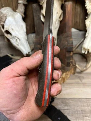 WTG Wolverine / Mountain Lion Canvas Micarta Handles - Carroll’s Custom Knife Scales