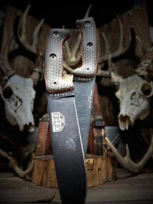 Esee Junglas I/II & Cleaver CL1 Canvas Micarta Handles - Carroll’s Custom Knife Scales