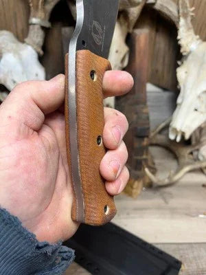 WTG Nomad Camp 9NC Canvas Micarta Handles - Carroll’s Custom Knife Scales