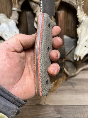 Work Tuff Gear Commander Canvas Micarta Handles - Carroll’s Custom Knife Scales