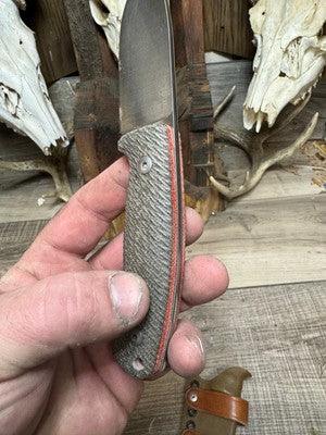 Lionsteel M2M Canvas Micarta Handles - Carroll’s Custom Knife Scales