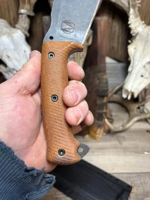 WTG Nomad Camp 9NC Canvas Micarta Handles - Carroll’s Custom Knife Scales