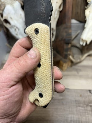 KA-BAR Becker BK2, BK9, Etc. Canvas Micarta Handles - Carroll’s Custom Knife Scales
