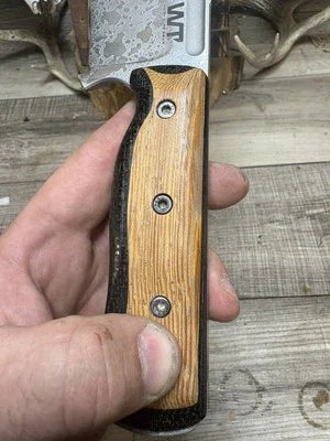 WTG Hellion Burlap Micarta And Lati Handles