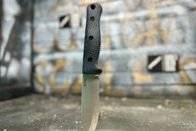 Reiff Knives F4 Black Canvas Micarta Handles - Carroll’s Custom Knife Scales