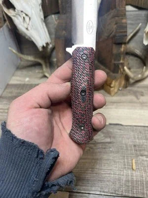 Fallkniven S1X Canvas Micarta Handles - Carroll’s Custom Knife Scales