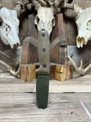 Esee 3 / Esee 4 Canvas Micarta Handles - Carroll’s Custom Knife Scales