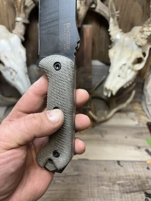 KA-BAR Becker BK2, BK9, Etc. Canvas Micarta Handles - Carroll’s Custom Knife Scales