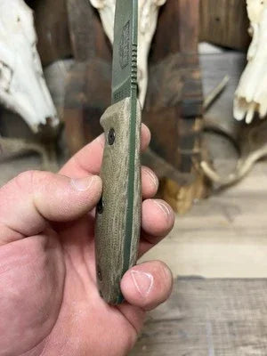 Esee 3 / Esee 4 Canvas Micarta Handles - Carroll’s Custom Knife Scales