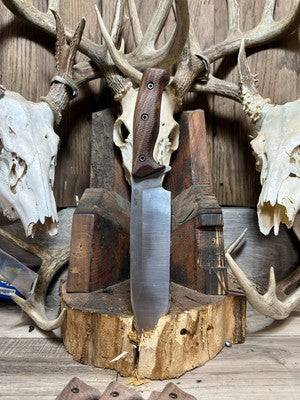 WTG Wolverine / Mountain Lion Unfinished Walnut Handles - Carroll’s Custom Knife Scales
