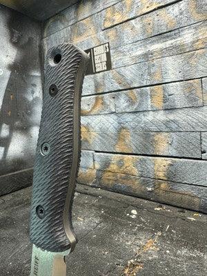 Reiff Knives F4 Black Canvas Micarta Handles - Carroll’s Custom Knife Scales