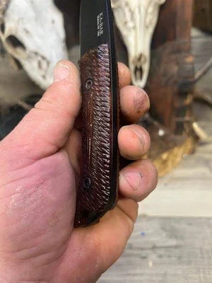 KA-BAR: Jarosz Globetrotter - Canvas Micarta Handles (Knife NOT Included) - Carroll’s Custom Knife Scales