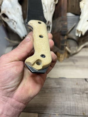 KA-BAR Becker BK2, BK9, Etc. Canvas Micarta Handles - Carroll’s Custom Knife Scales